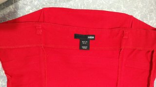 Top fiesta H&M rojo talla 34