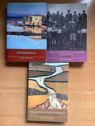 7 libros bolsillo viajes por Extremadura