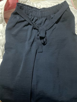 Pantalón ancho Mango azul Talla M