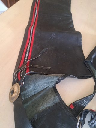 Zahones de cuero mujer talla M