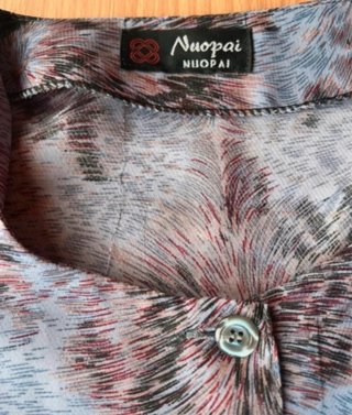 Camisa NUOPAI Mujer Talla 4XL Estampada