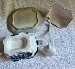 Salsera antigua porcelana inglesa