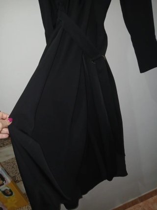 Vestido Mango Talla S Negro