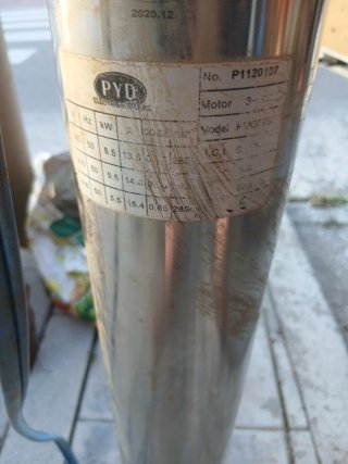 Motor Sumergible 5.5 kW 7.5 HP 400V