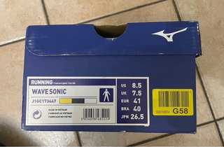 Scarpe da running Mizuno usate una volta