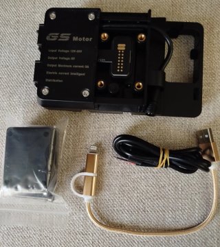 Soporte Móvil Moto BMW R1200GS USB