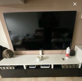 Mueble TV Blanco y Negro IKEA urge de ahi el Preci