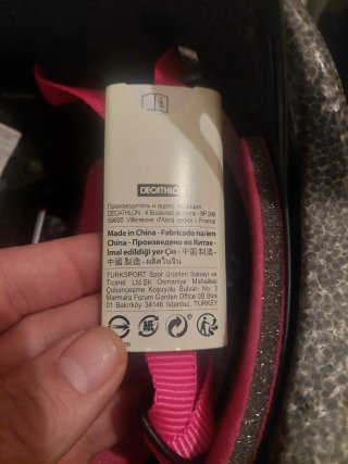 Casco B'TWIN rosa