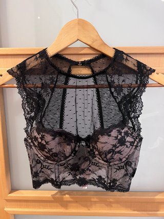 Victoria's Secret Dream Angels Corsé Lencero Negro