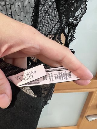 Victoria's Secret Dream Angels Corsé Lencero Negro