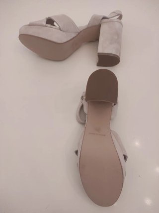 Sandalias plataforma nude