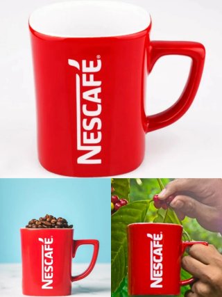 Taza Nescafé Roja