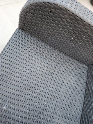 Conjunto de Muebles de Jardín Ikea Gris