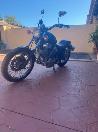 Yamaha Virago 535 Cruiser Negra