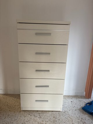 Mesitas de noche blancas (2 unidades)