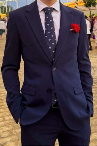 Traje Chaqueta Azul Marino