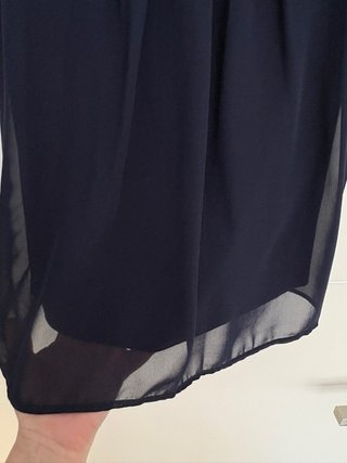 Blusa Orsay azul marino elegante con aro