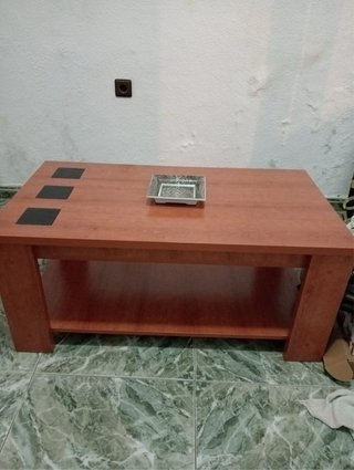 Mesa de centro madera marrón