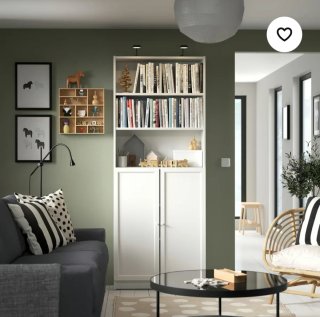 Puertas OXBERG para librería BILLY IKEA