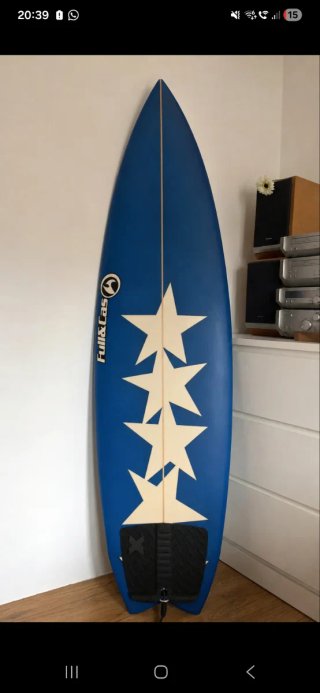 Tabla Surf Full&Cas 6' Azul Estrellas