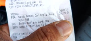 Mando Nacon Orange PS4/PC con cable