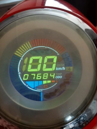 Moto Eléctrica Scooter Roja