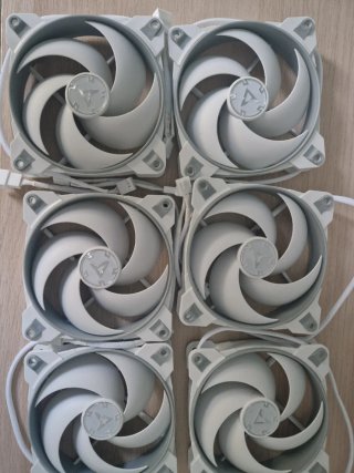 Arctic BioniX P120 mm Gris/Blanco 6 Unidades