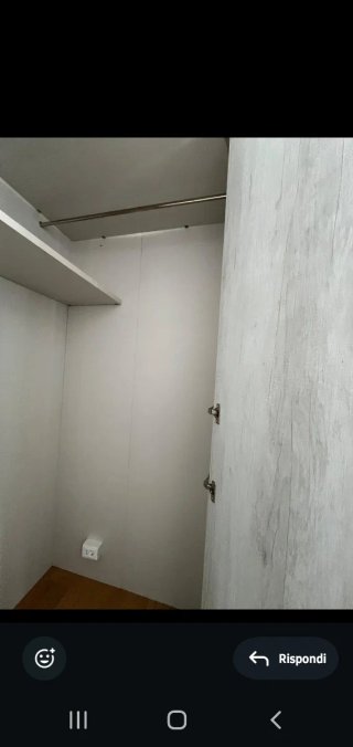 Armadio ad angolo 2 ante effetto legno grigio