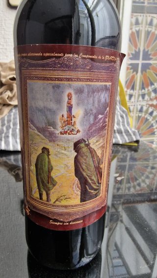 Botellas de vino Guardia Civil coleccionismo