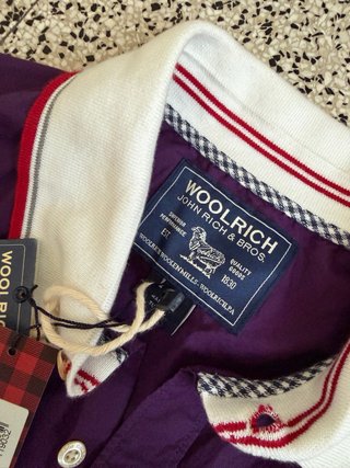 Camicia Woolrich Viola Taglia L Nuova