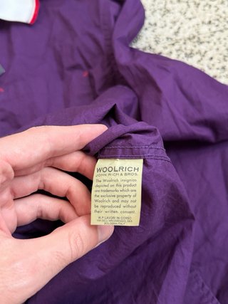 Camicia Woolrich Viola Taglia L Nuova