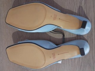 Zapatos Zara Talla 39 Azul Celeste