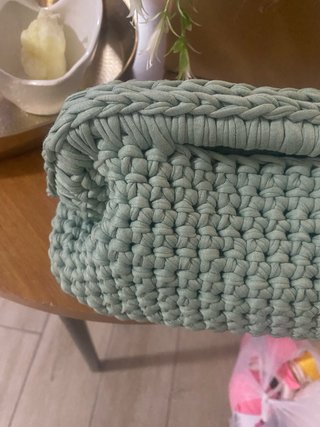 Pochette Cluch fatta a mano in fettuccia