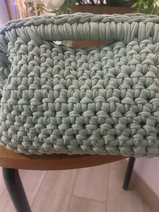 Pochette Cluch fatta a mano in fettuccia