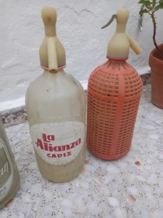 4 Botellas Sifón Antiguas