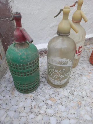 4 Botellas Sifón Antiguas