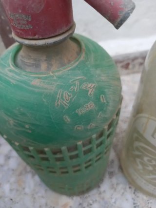 4 Botellas Sifón Antiguas