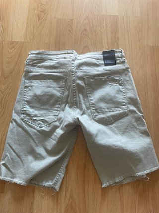 Pantalón corto hombre beige talla 38
