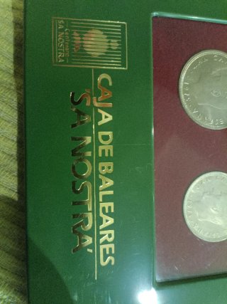 Colección monedas 1975 Caja Baleares Sa Nostra