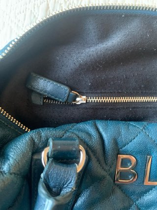 Bolso Bimba y Lola Azul Plomo Acolchado