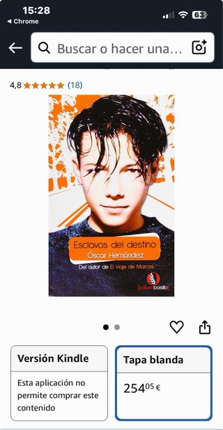 Libro Esclavos del Destino - Óscar Hernández