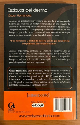 Libro Esclavos del Destino - Óscar Hernández