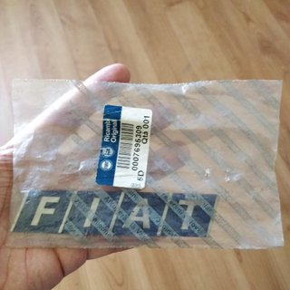 Emblema Traseiro Fiat