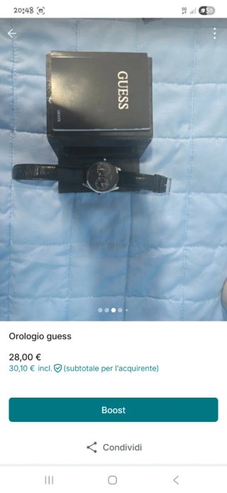 Orologio Guess nero