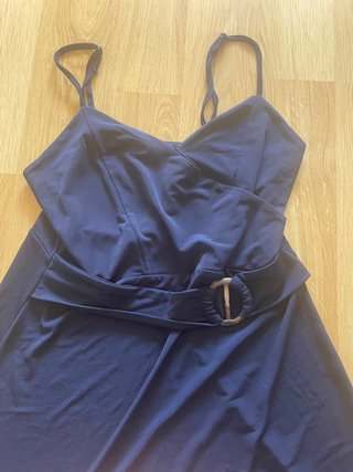 Vestido Inside azul marino talla L