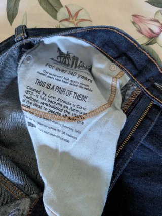Vaqueros Levi's 505 W33 L30