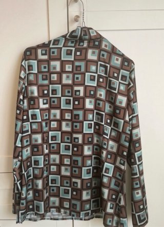Camicia/Blusa anni '70 geometrica Tg unica