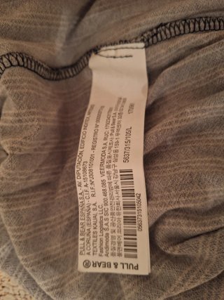 Mono largo Pull&Bear rayas negro y dorado