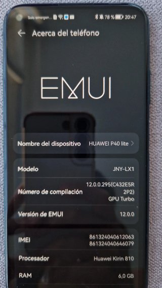 Huawei P40 Lite Verde