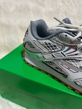 Sneakers Bottega Veneta Argento Taglia 39